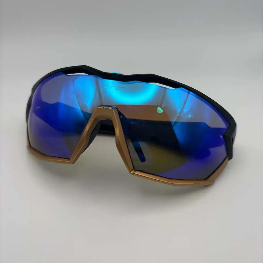 NRC Performance Cycling Sunglasses Matte Black and Gold